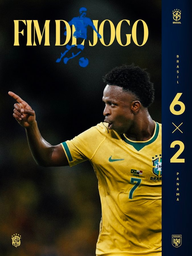 Paquetá e Rayan brilham em goleada do Brasil sobre Panamá