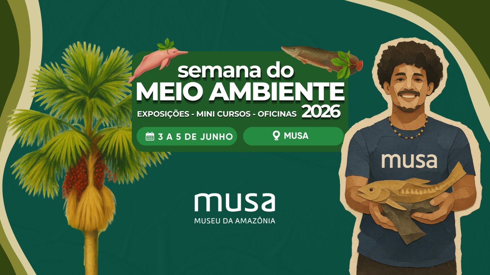 Grafismo indígena integra programação ambiental do MUSA