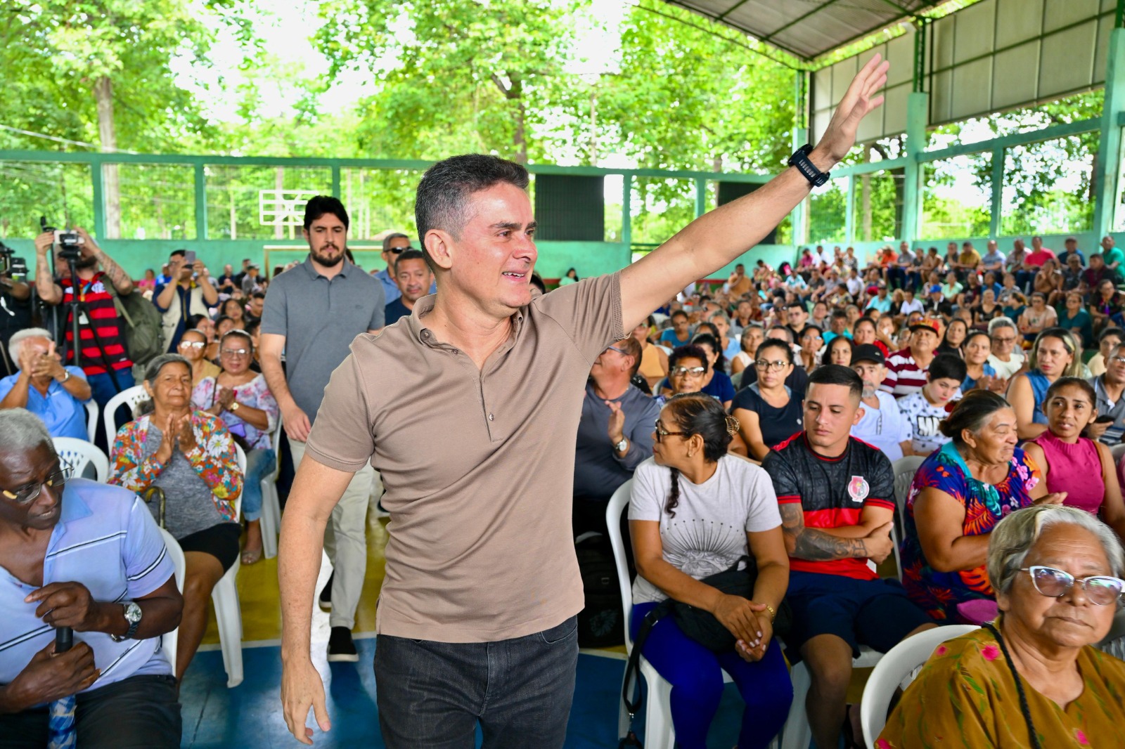 David Almeida e Renato Junior recebem Augusto Cury em Manaus e apresentam pré-candidatos do Avante para 2026