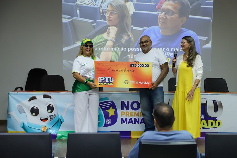 IPTU Premiado 2026: campanha da Prefeitura de Manaus recompensa contribuintes adimplentes