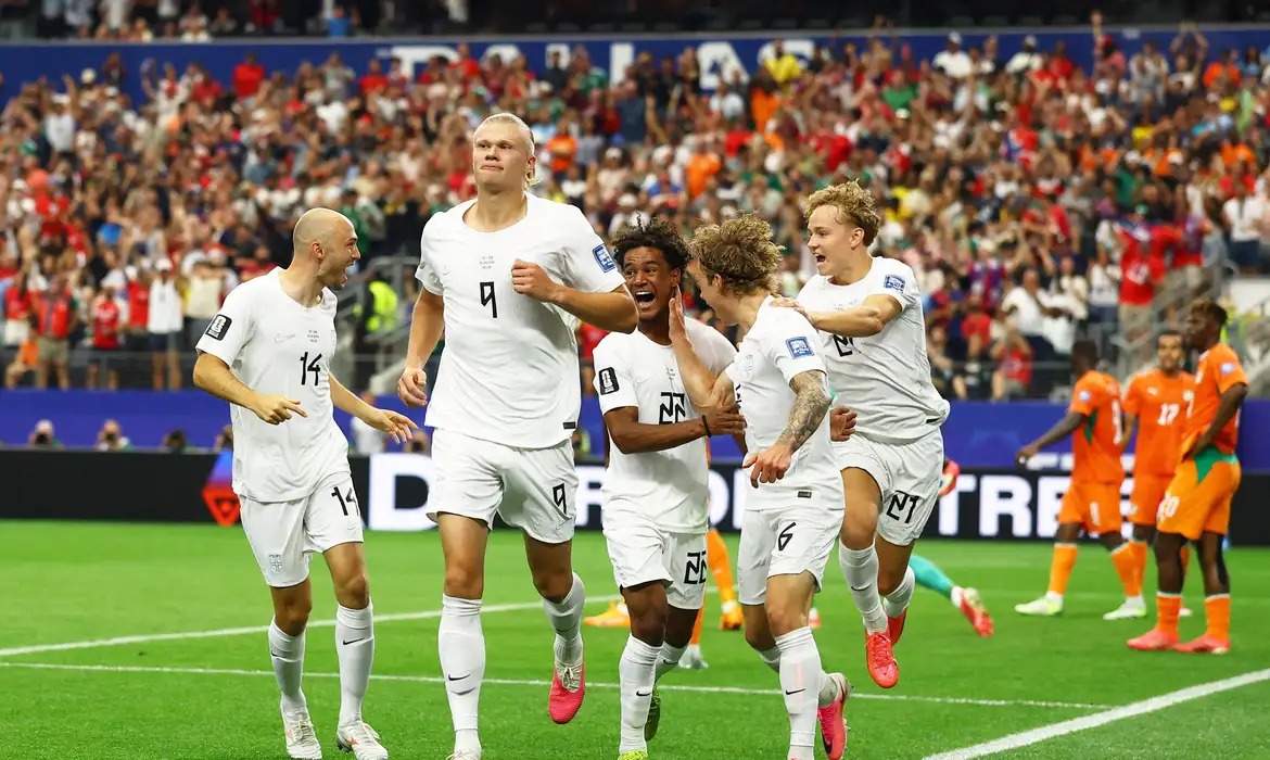 Copa 2026: Haaland leva Noruega às oitavas e marca duelo contra o Brasil