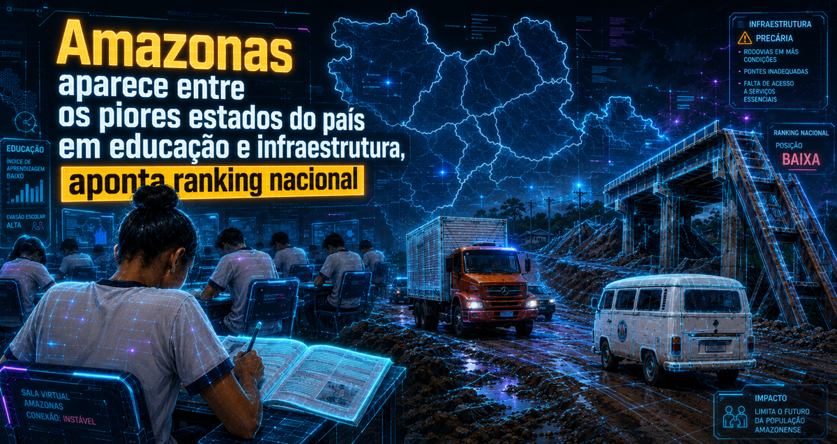 Amazonas precisa ampliar investimentos em educação e infraestrutura