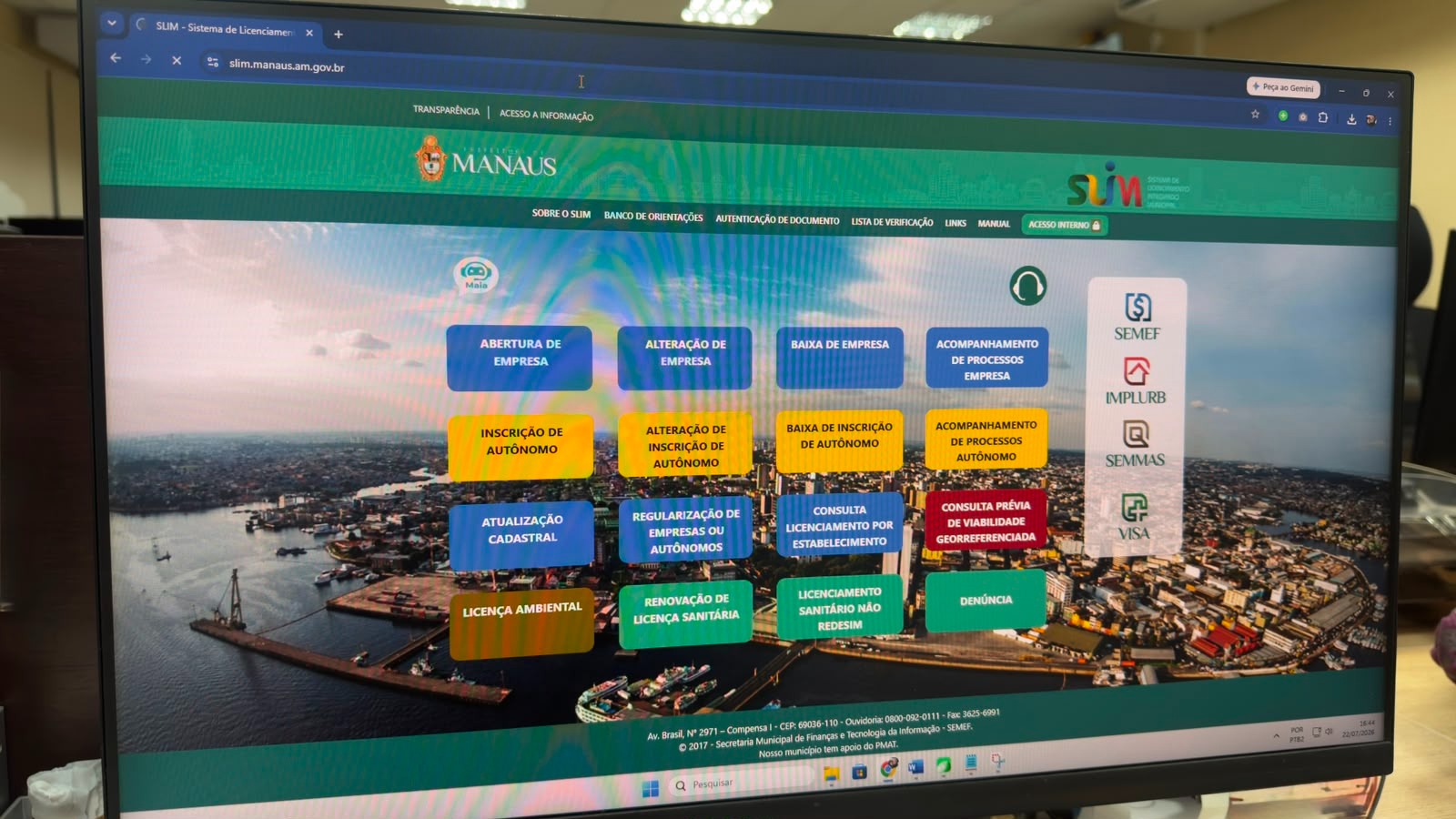 Prefeitura orienta empresários sobre parada temporária do SLIM em Manaus