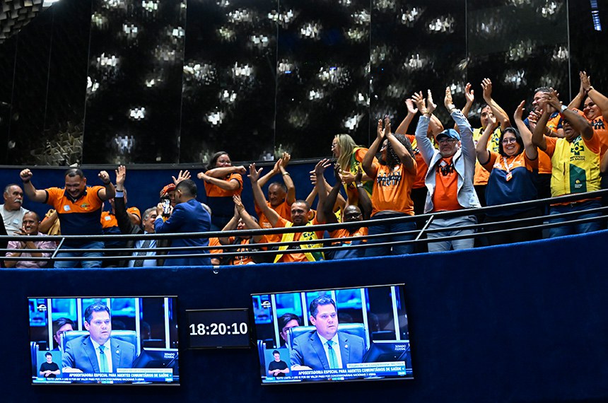 Senado aprova PEC dos agentes de saúde e proposta segue tramitação no Congresso