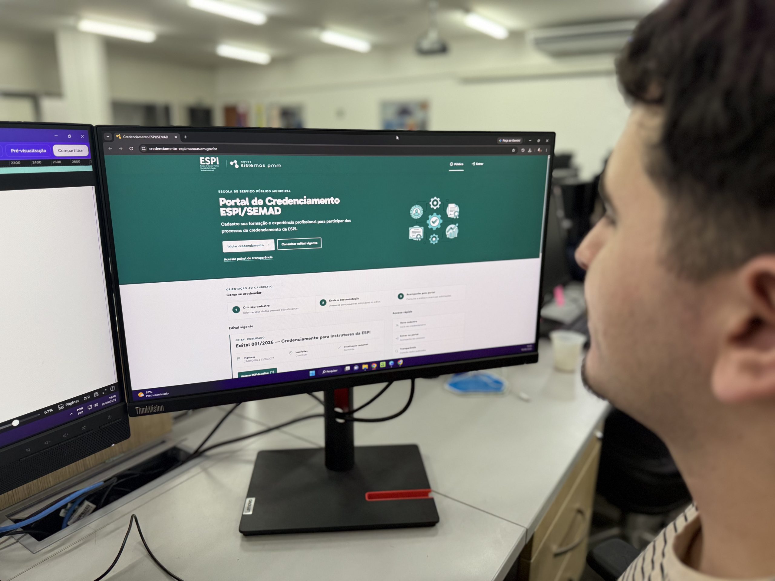 Prefeitura de Manaus disponibiliza novo portal para credenciamento da Espi/Semad
