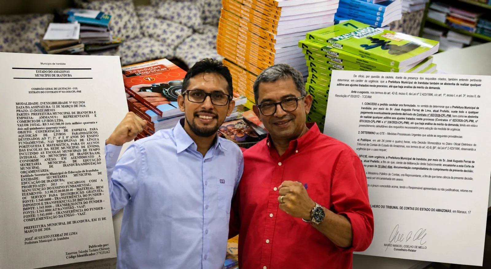 TCE-AM analisa contratação de livros feita pela Prefeitura de Iranduba
