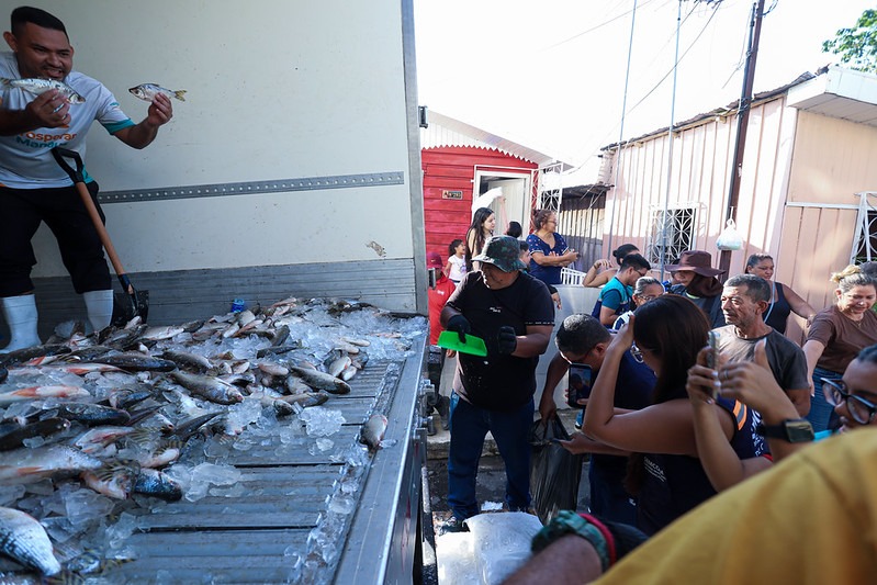 Jaraqui da Gente distribui 57 mil peixes e reforça assistência social em Manaus