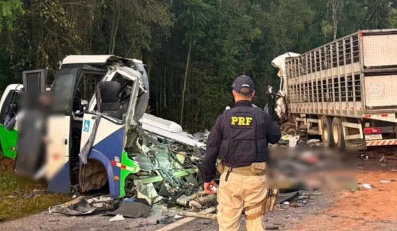 BR-373: acidente deixa 23 mortos e PRF investiga colisão