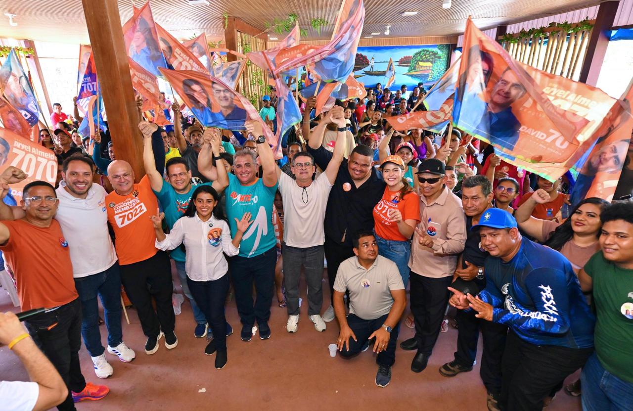 Em Manaquiri, David Almeida reforça compromissos com desenvolvimento do interior do Amazonas