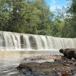 Cachoeira Natal tem mudança na água e acende alerta ambiental no Amazonas